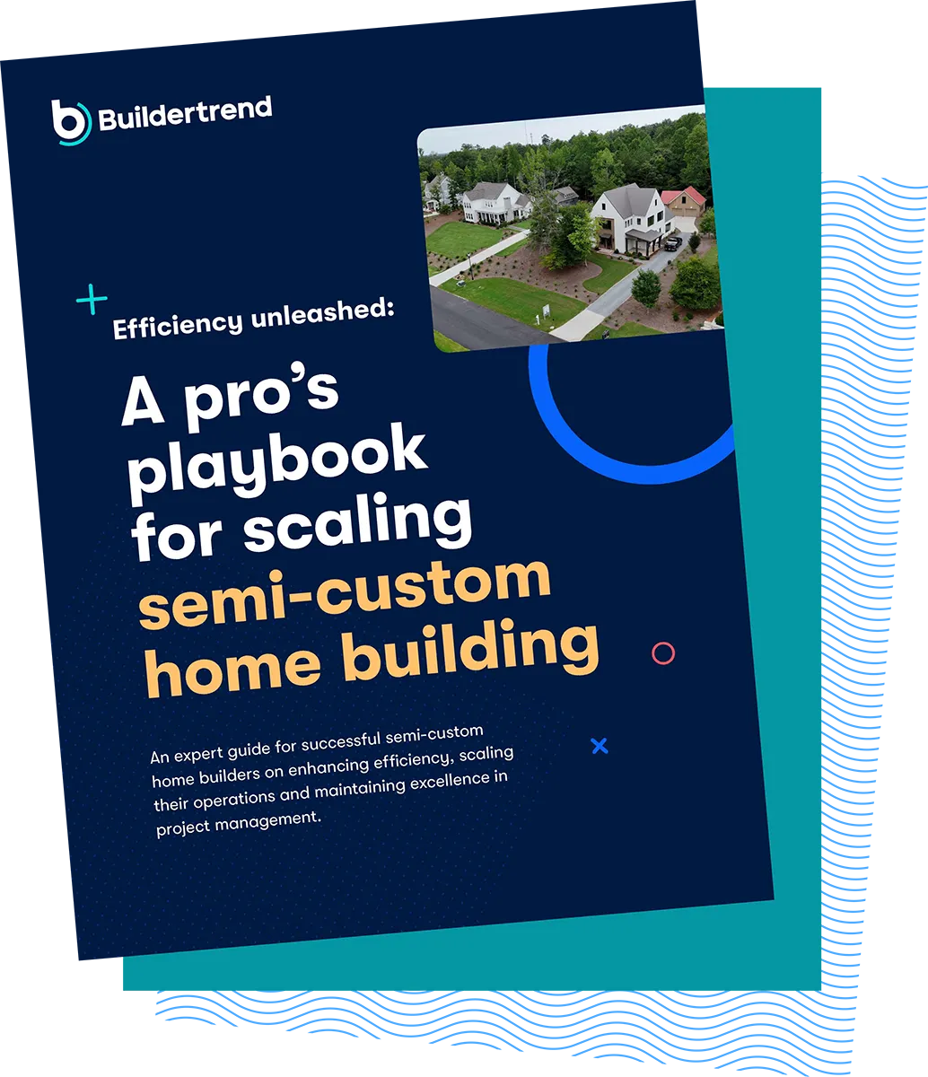 For home builders 28 Semi-custom home building gated PDF cover