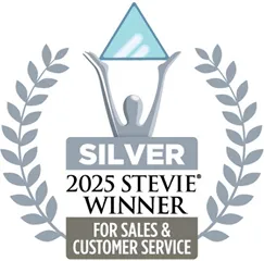 Silver 2025 Stevie winner for Sales & Customer Service